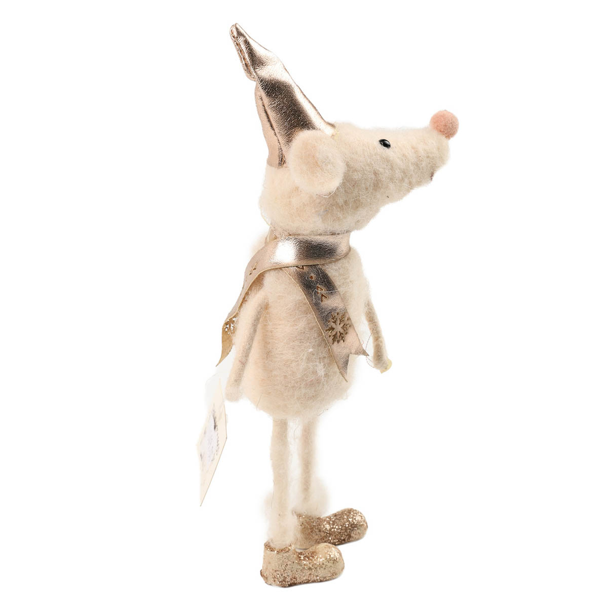 Підвіска новорічна Мишка в капелюсі 17 см (2 види в асорт.), 9769020 ТМ "A&G" 2