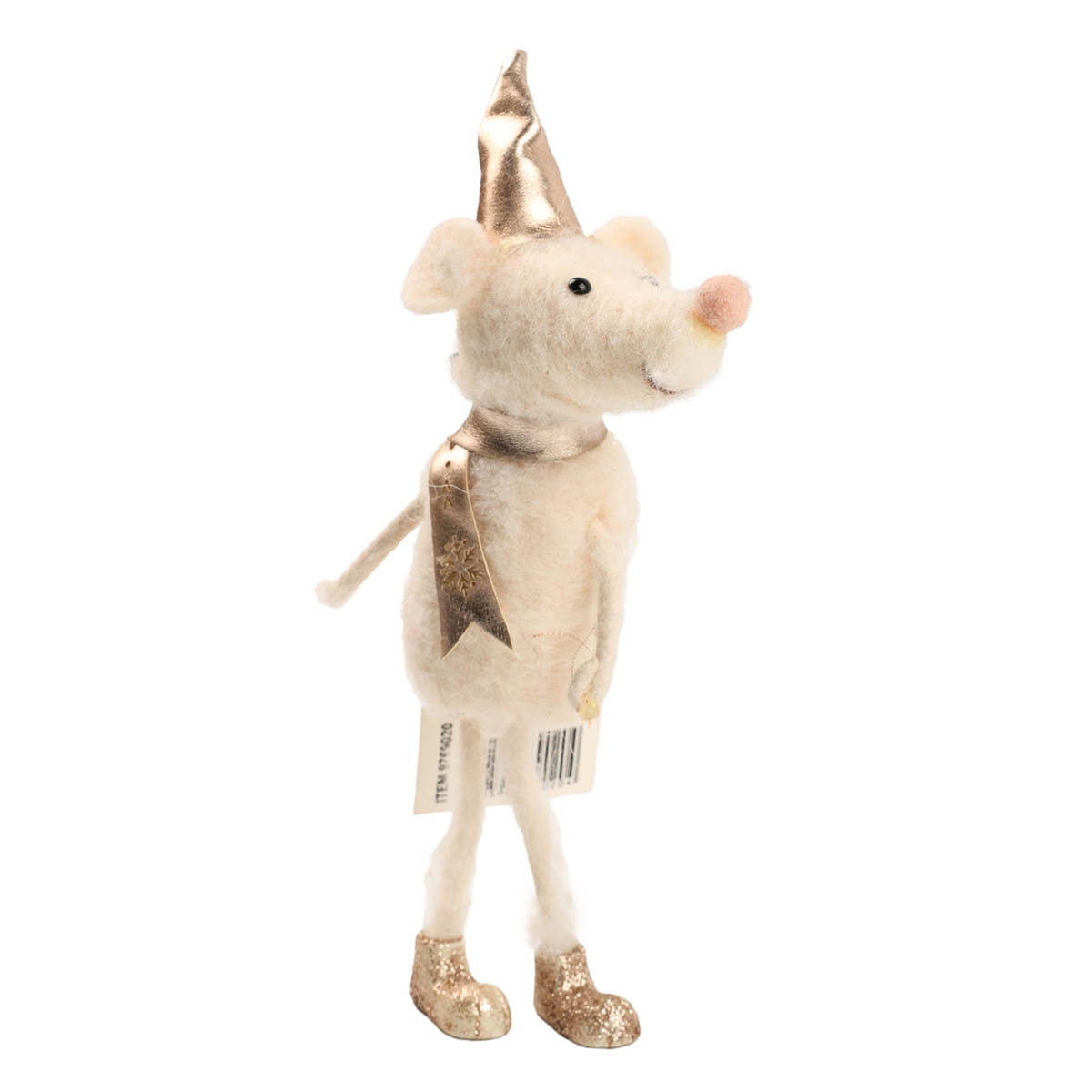 Підвіска новорічна Мишка в капелюсі 17 см (2 види в асорт.), 9769020 ТМ "A&G" 1