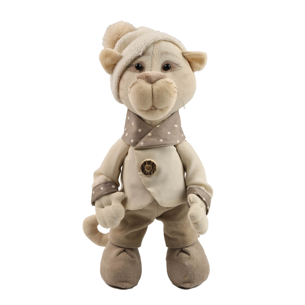 Игрушка новогодняя "Тильда "Тигрюля 2022" 45 см, 5555