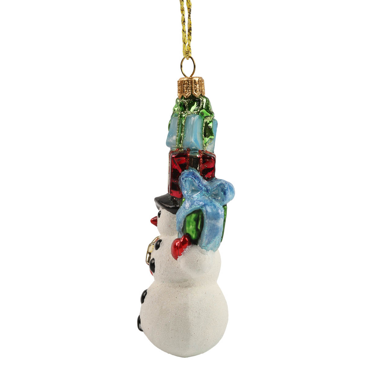 Елочное украшение Снеговик с подарками, F1343-124776 3