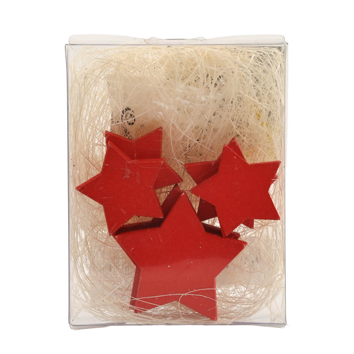 Декор новогодний "Ручная работа" (10 видов в ассортименте), красно-золотой, 21232