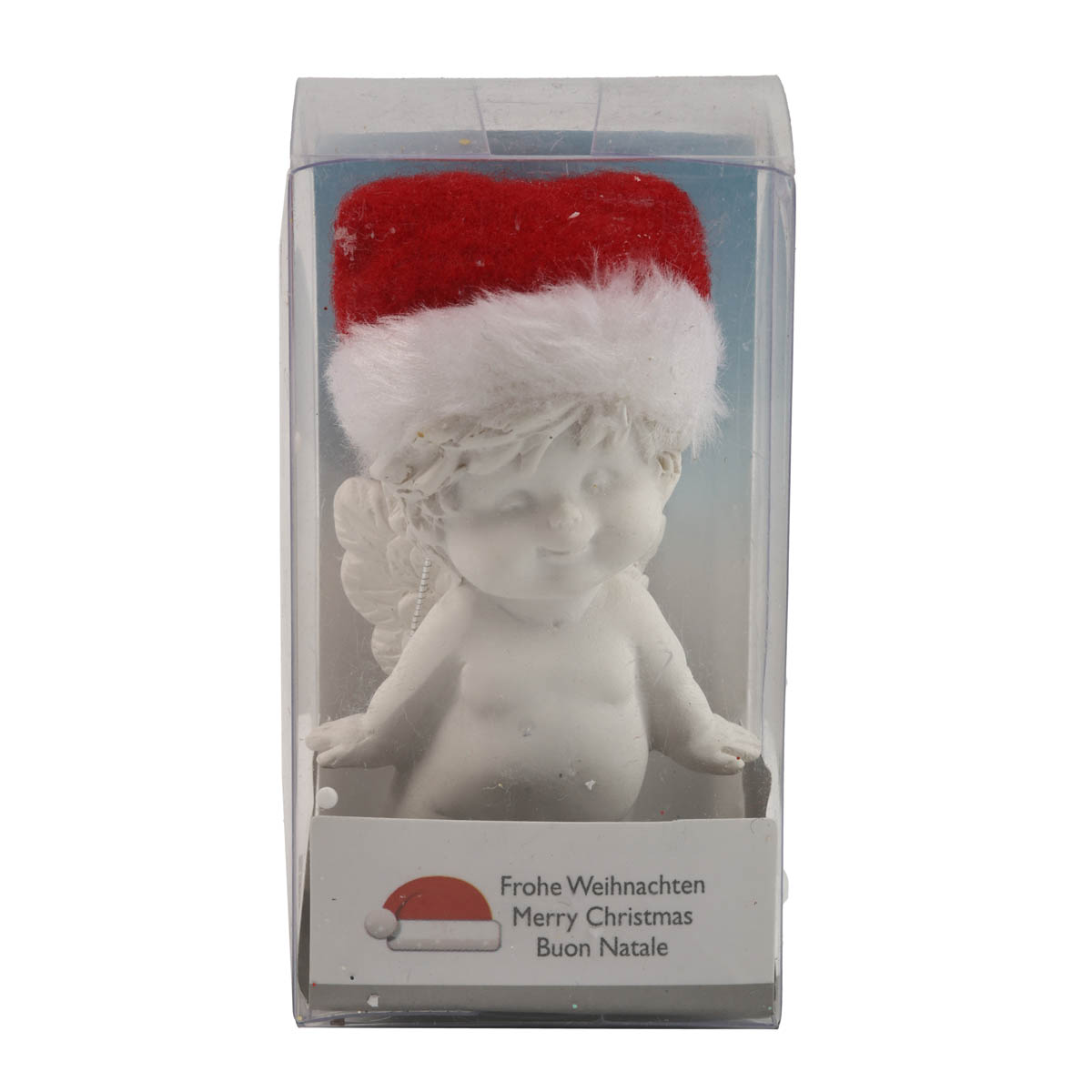 Украшение новогоднее Ангелочек-Санта "Igor" h=8-11 см в шапке, бело-красный (в ассортименте), 82450 Lang 8