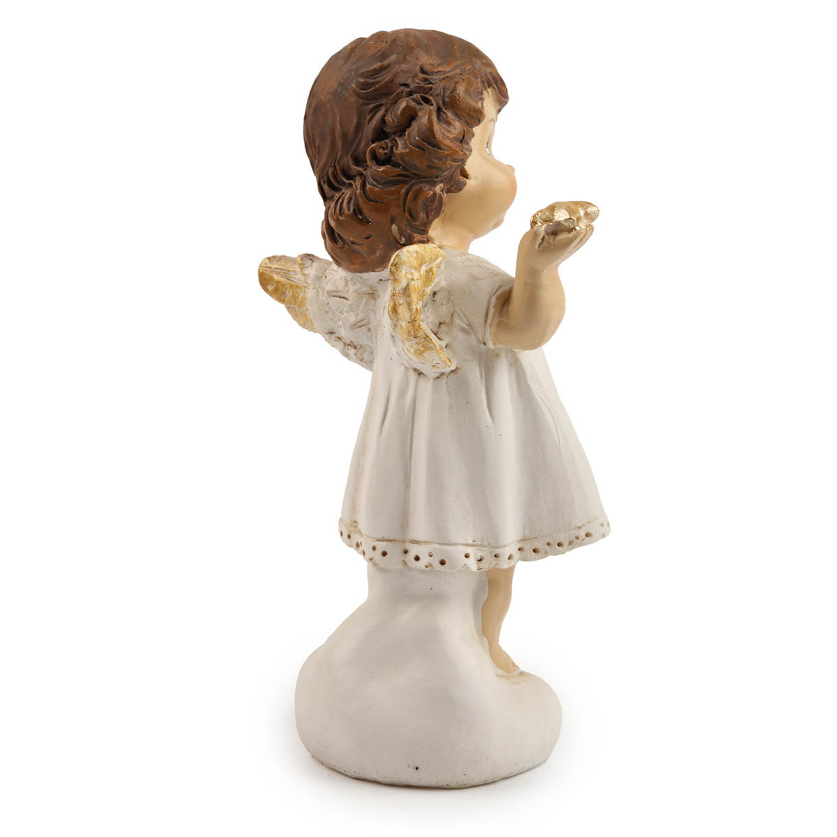 Украшение новогоднее Ангел h=16 см, кремово-золотой (2 вида), 74435 Lang 2