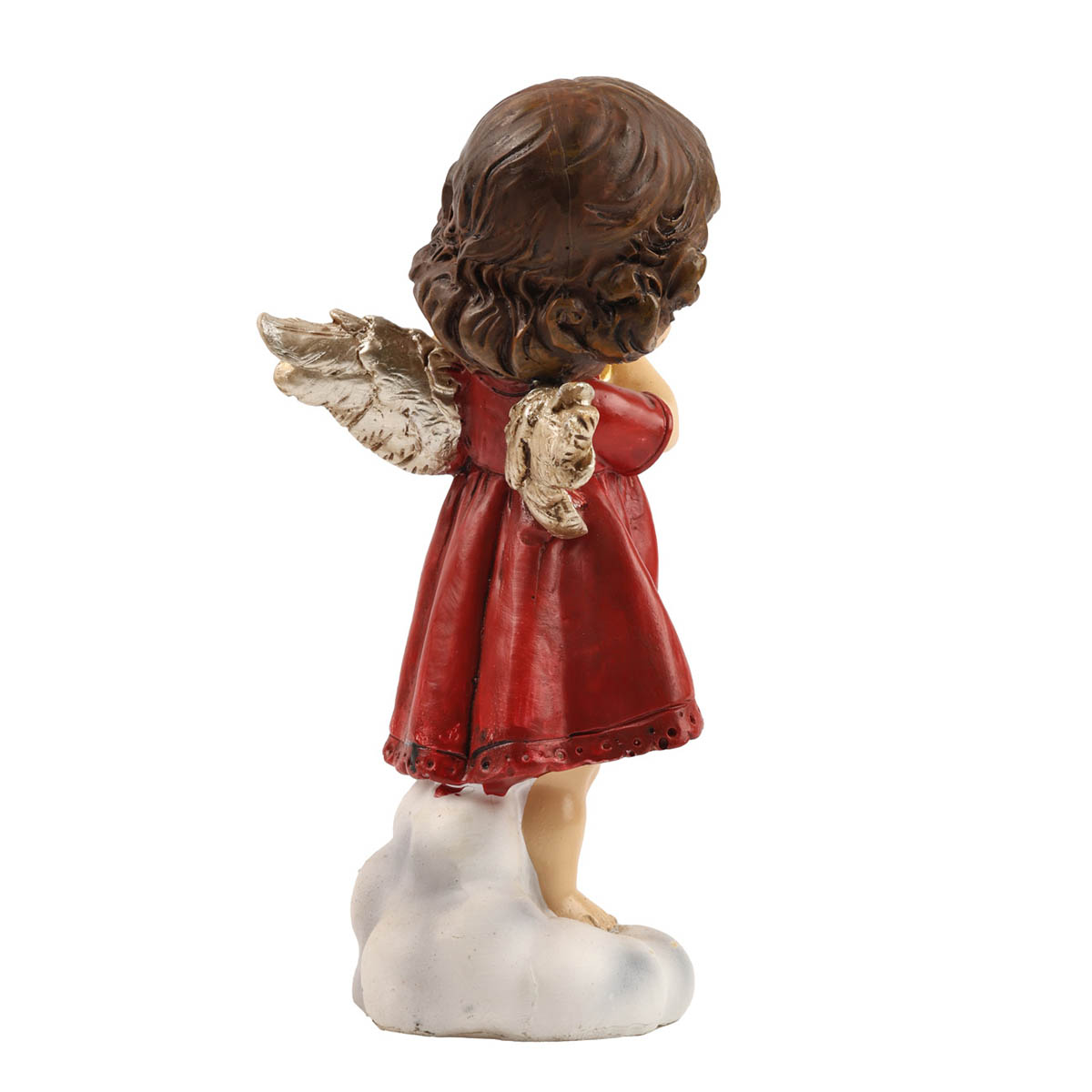 Украшение новогоднее Ангел h=10/16 см, кремово-серебрянный (4 вида), 74437 Lang 3