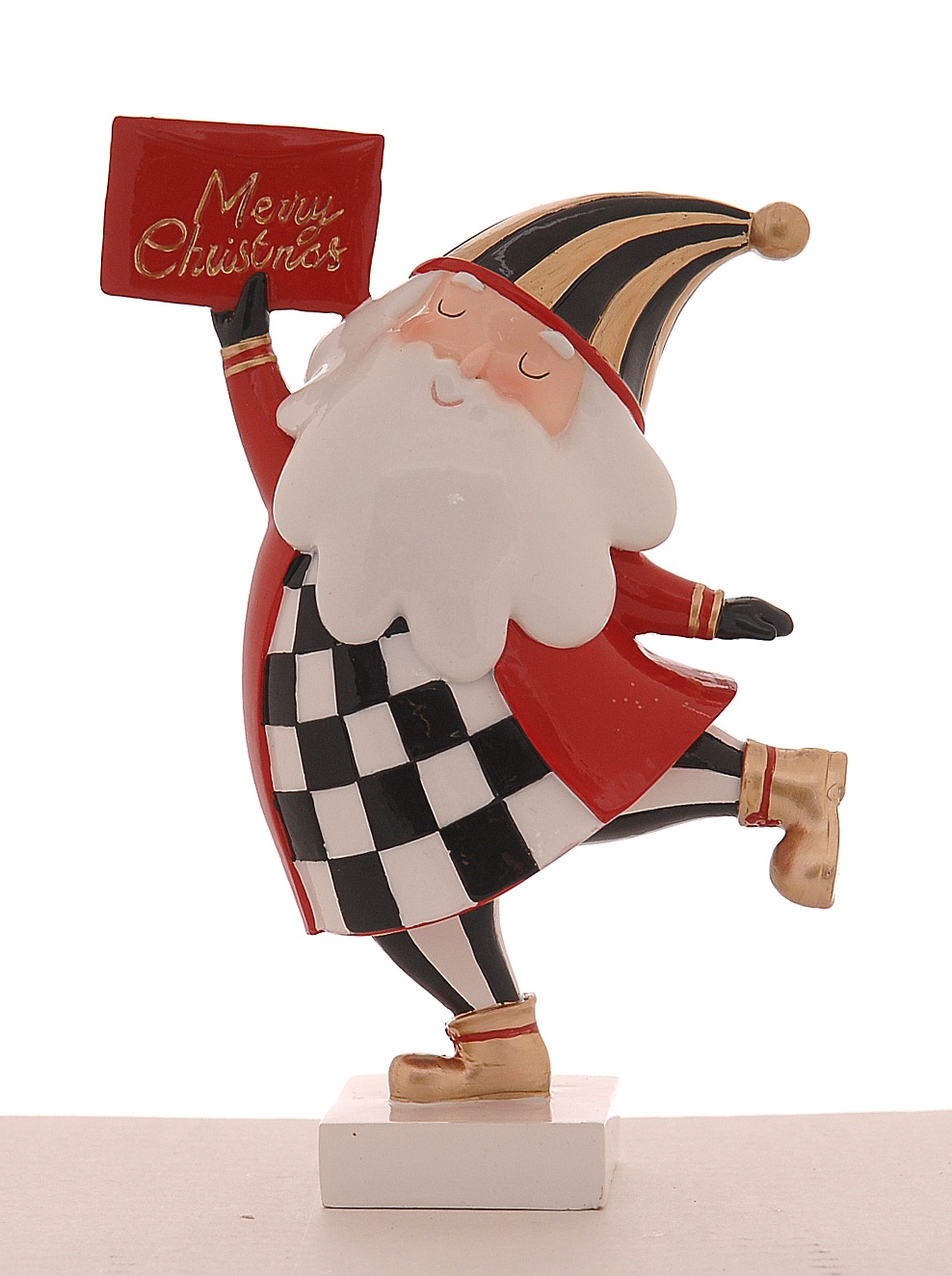 Украшение сувенирное, декоративная статуэтка «Санта с конвертом» 20 см, 17065, ТМ «A&G»