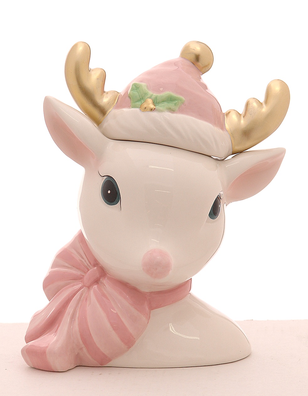 Прикраса сувенірна, декоративна керамічна банка "Олень" 23,5 см,  25208, ТМ "A&G"