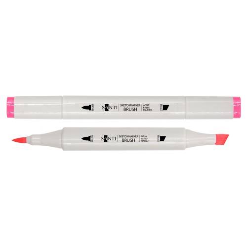 Маркер акварельний "SANTI sketch", SM-85, коралово-рожевий, 391115