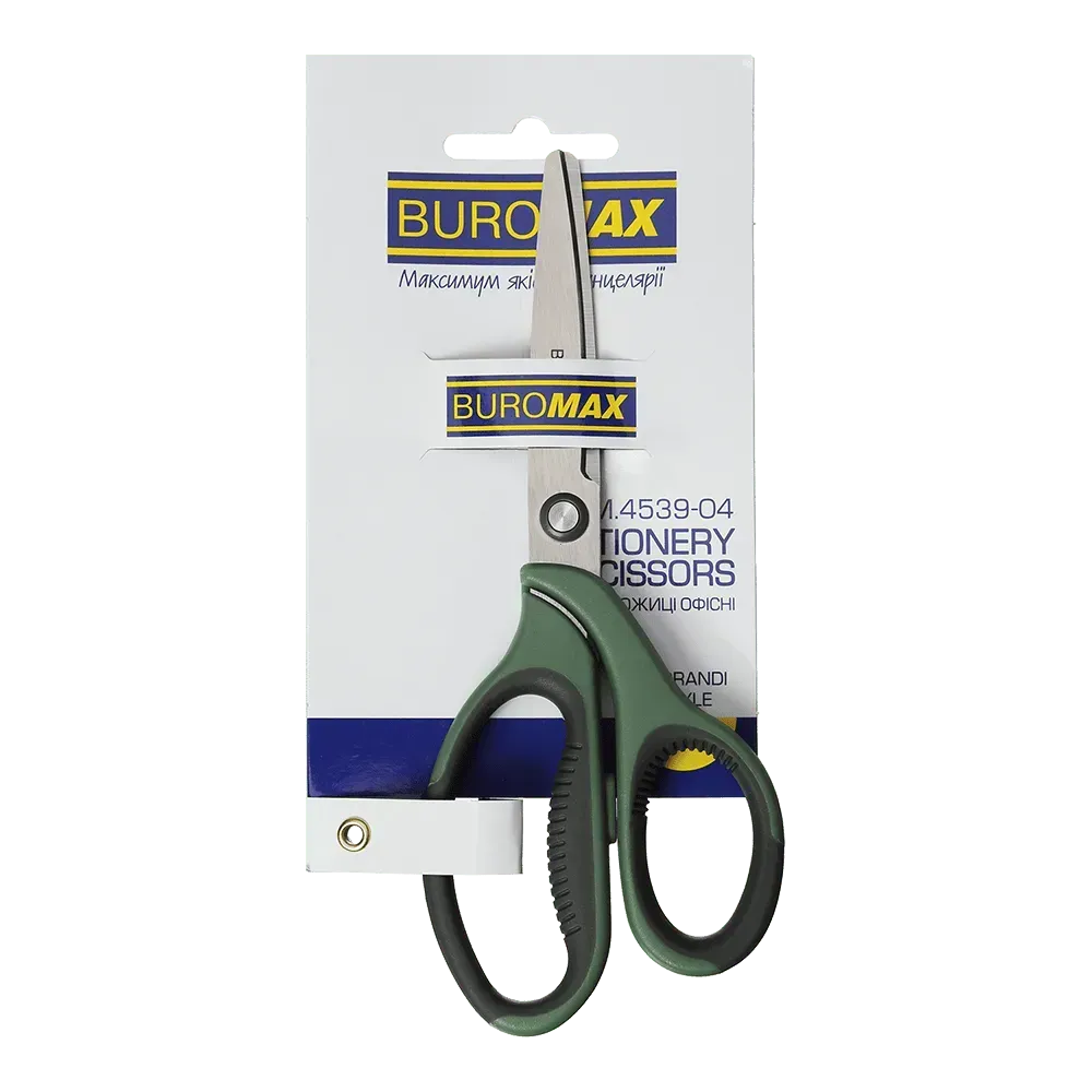 Ножиці 180 мм, Morandi style military, зелені, BM.4539-04