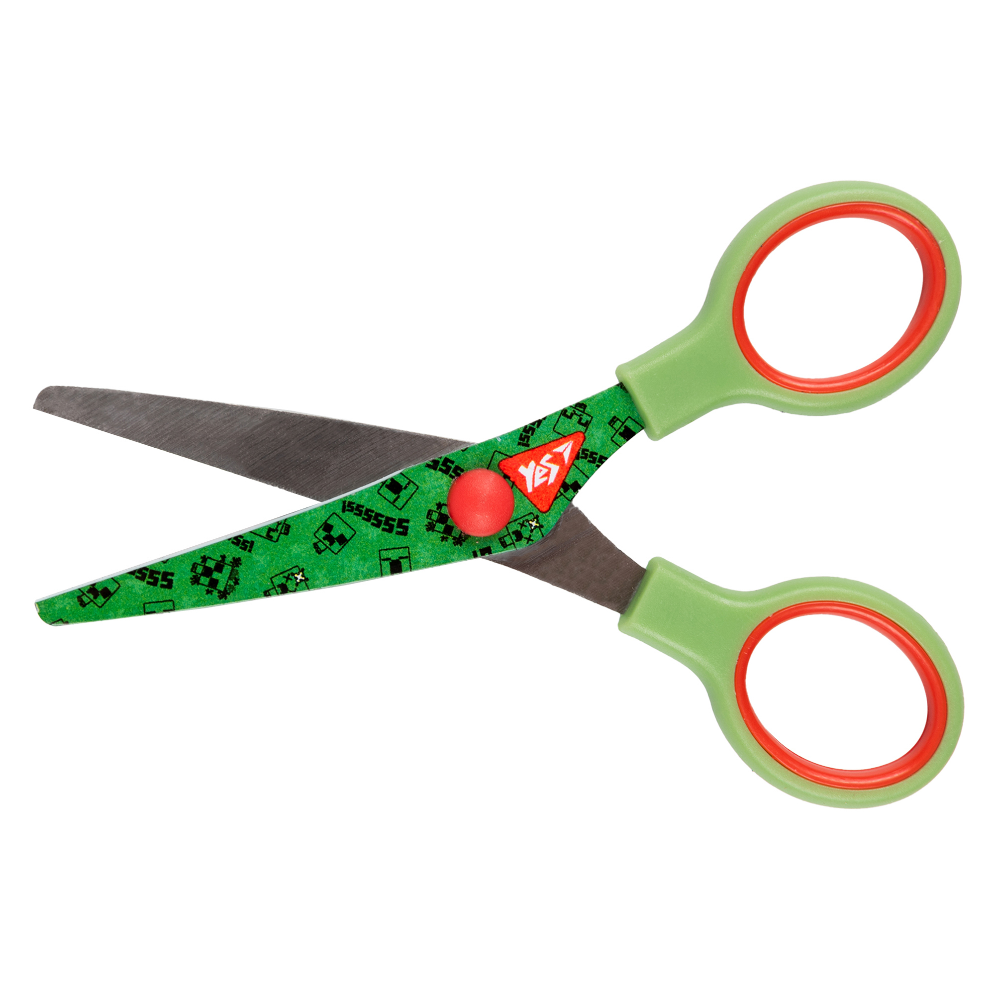 Ножницы Yes «Minecraft» 13 см, с принтом на лезвии, зеленые, 480436 2