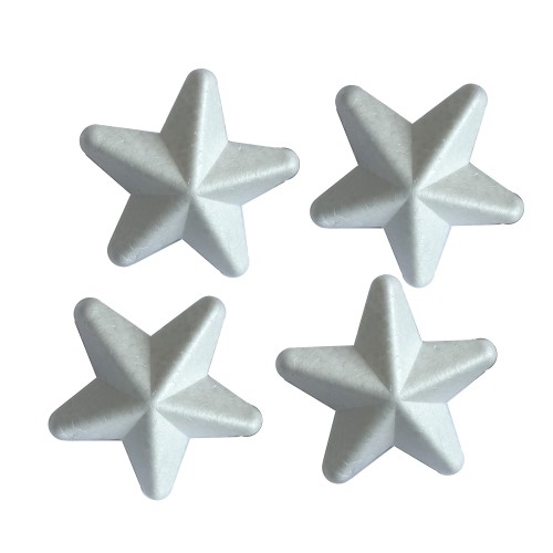 Пінопластові заготовки SANTI "Зірки" 4 шт./уп., 8 см, 743175
