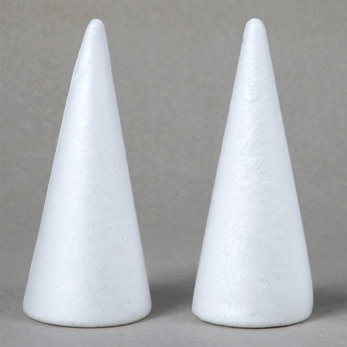 Пінопластові заготовки SANTI "Конус" 2 шт/уп., 20 см, 743140