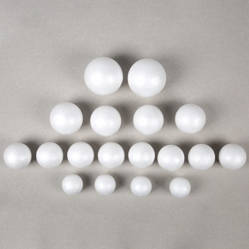 Пінопластові заготовки SANTI "Куля" 18 шт/уп., мікс розмірів, 743111 2