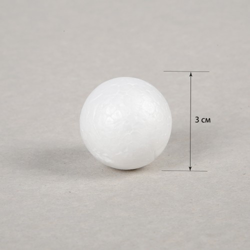 Пінопластові заготовки SANTI "Куля" 20 шт/уп., 3 см, 743109 1