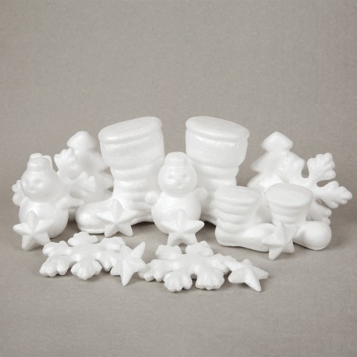 Пінопластові заготовки SANTI "Набір Новорічний" 18 шт./уп., мікс, 743148 8