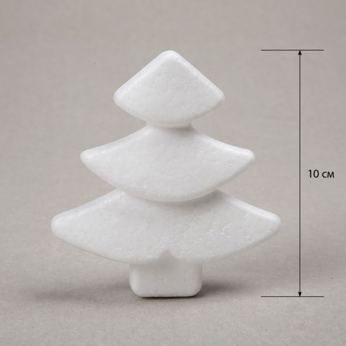 Пінопластові заготовки SANTI "Набір Ялинок" 6 шт./уп., 7,5 см, 10 см, 743165 2