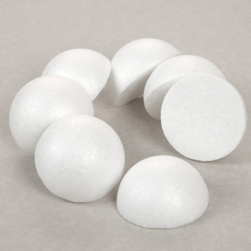 Пінопластові заготовки SANTI "Півсфери" 7 шт/уп., 5 см, 743125