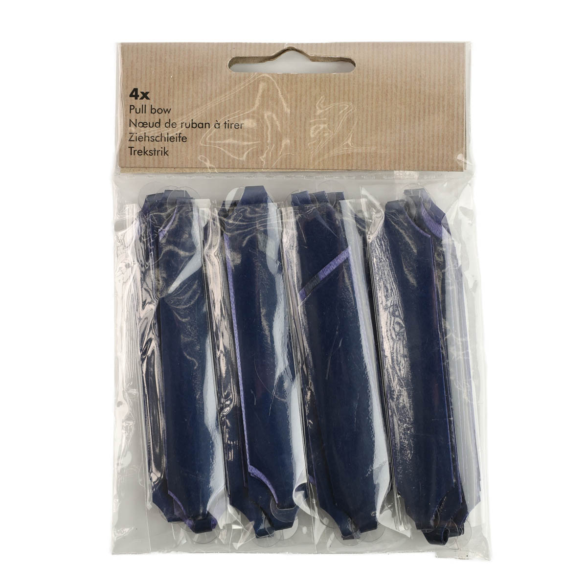 Бант для декору із затягуванням 5*18 мм (4 кольори в асорт.), RB-06641-S 1