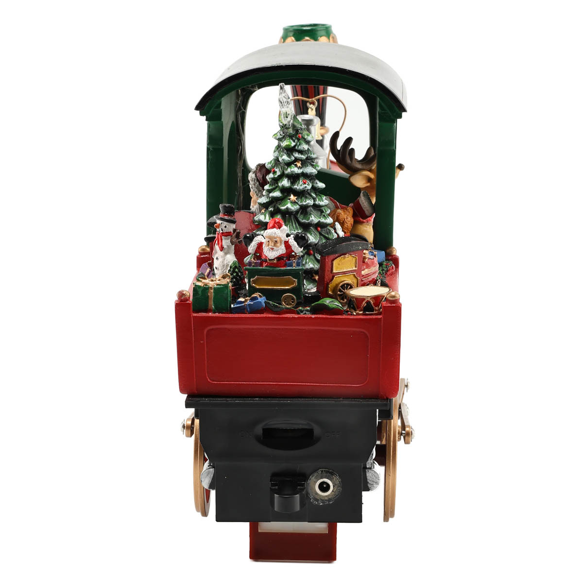 Новорічний музичний декор "Потяг" 26,5 см, з LED підсвічуванням, 719-300 5