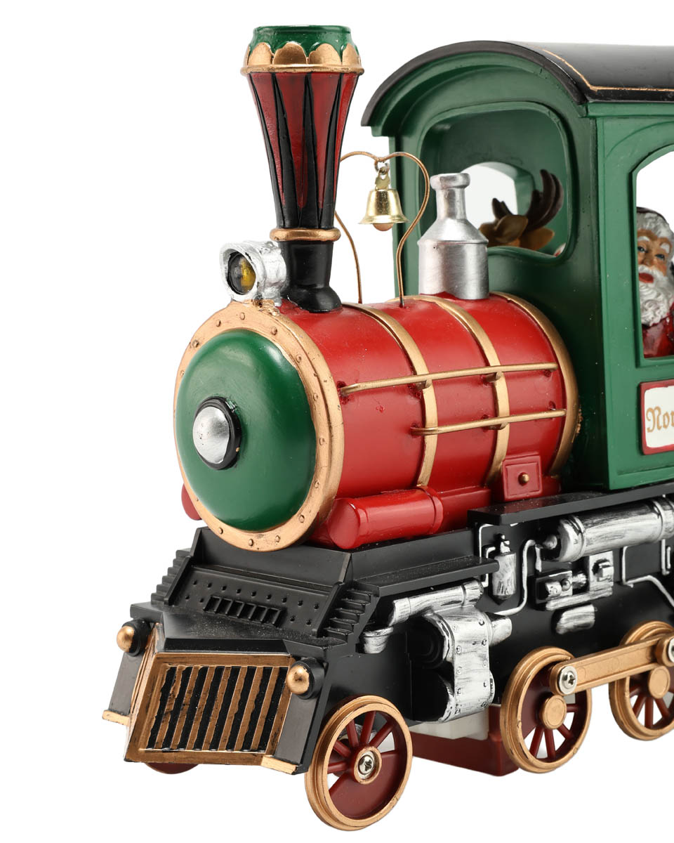 Новорічний музичний декор "Потяг" 26,5 см, з LED підсвічуванням, 719-300 1