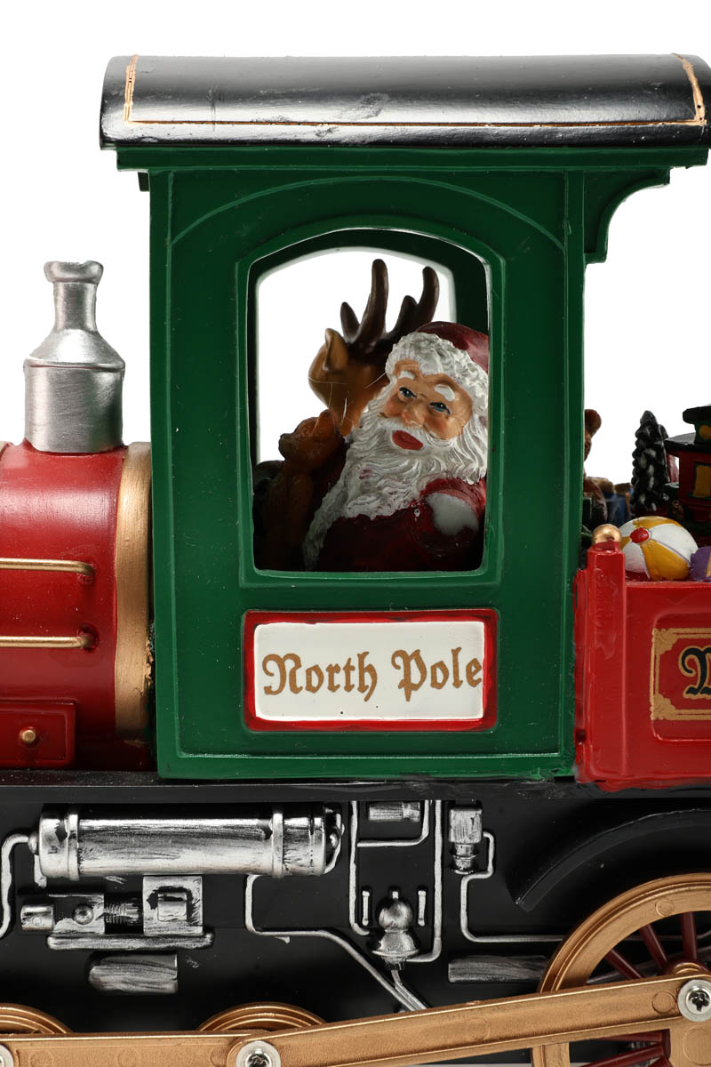 Новорічний музичний декор "Потяг" 26,5 см, з LED підсвічуванням, 719-300 8