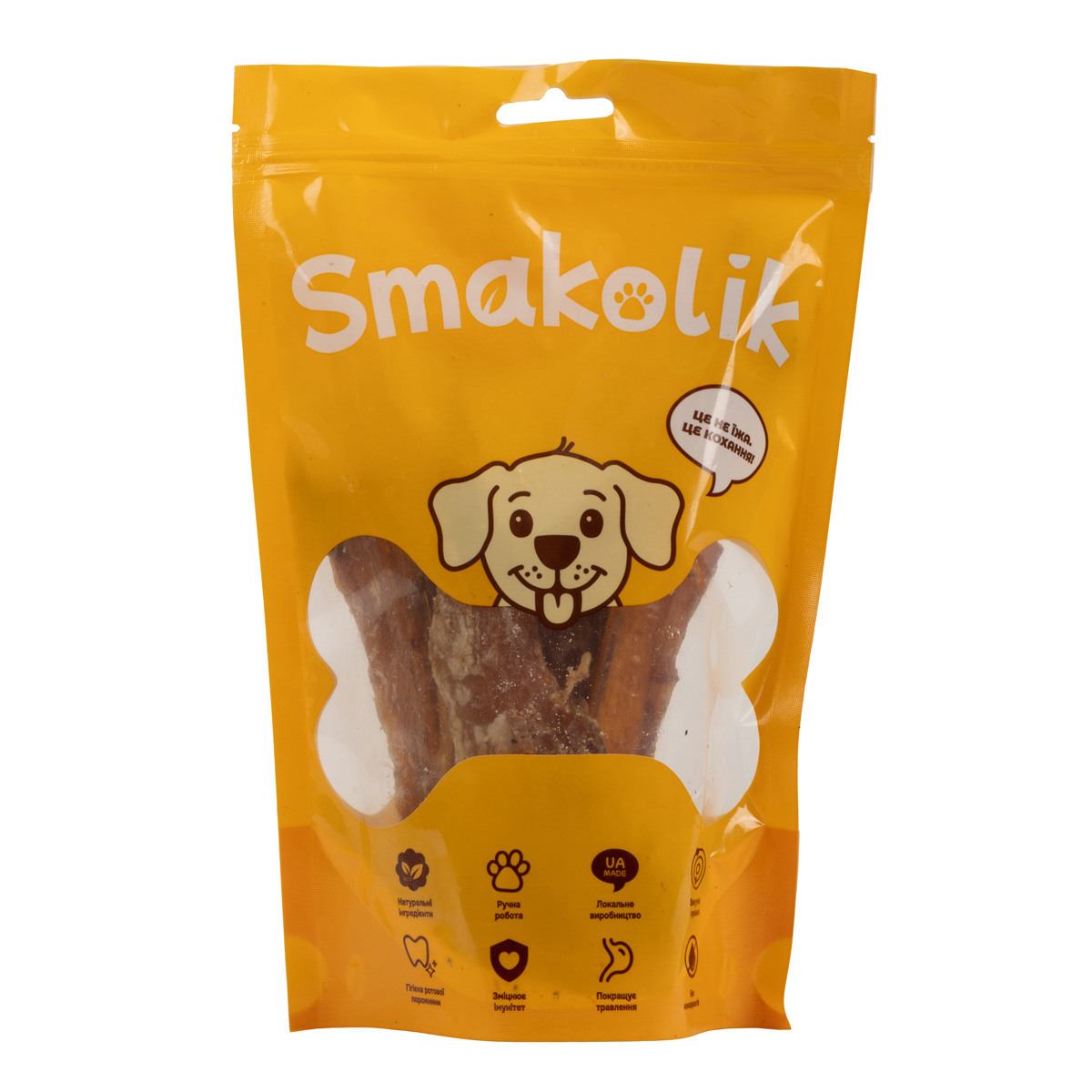 Лакомство для собак натуральные сушеные. Жилка говяжье становая, 200 г