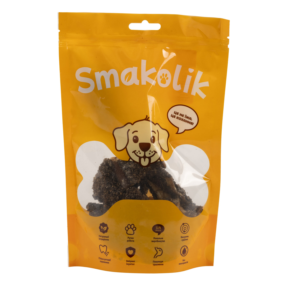 Лакомство для собак натуральные сушеные. Рубец говяжий, 100 г