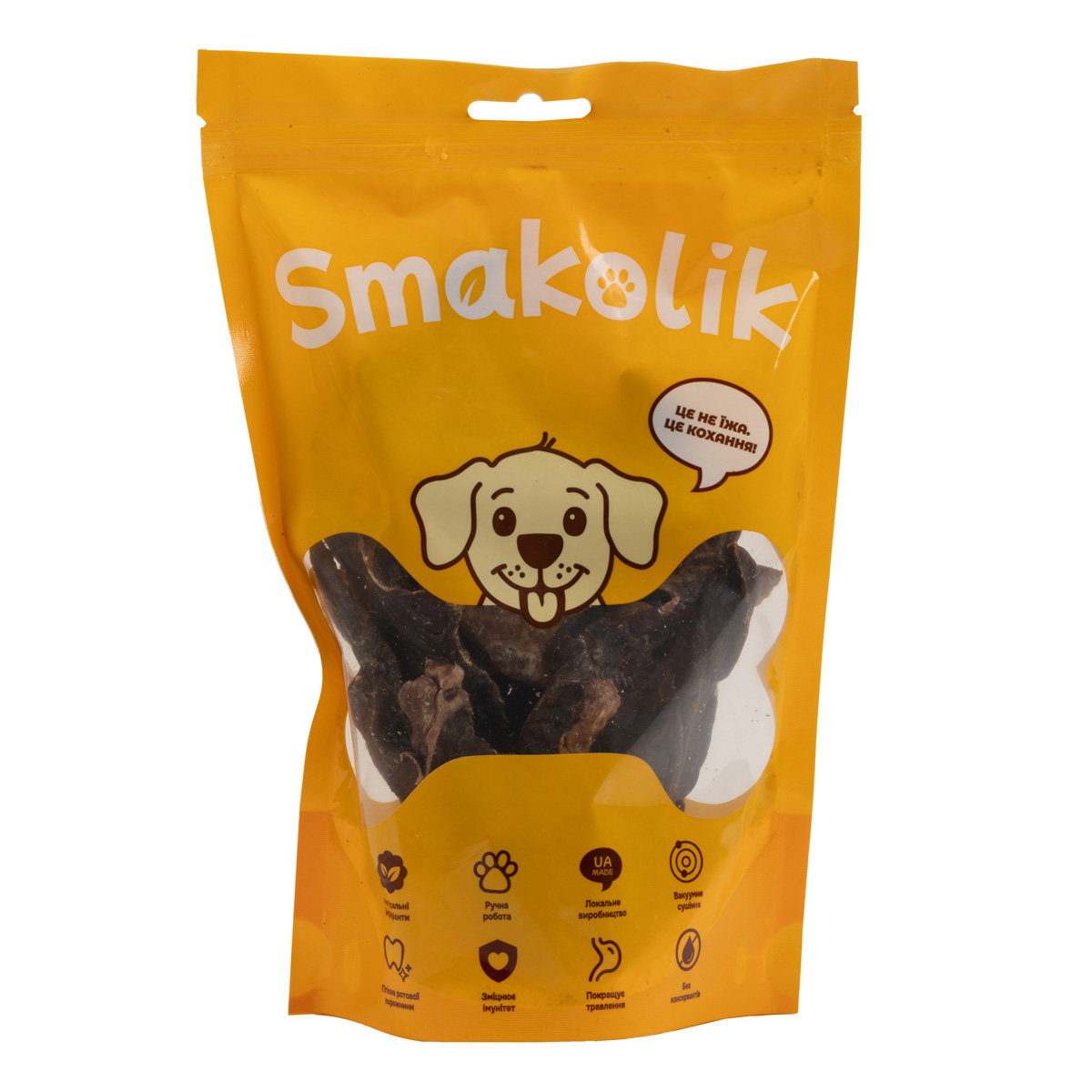 Лакомство для собак натуральные сушеные. Сердце говяжье, 150 г