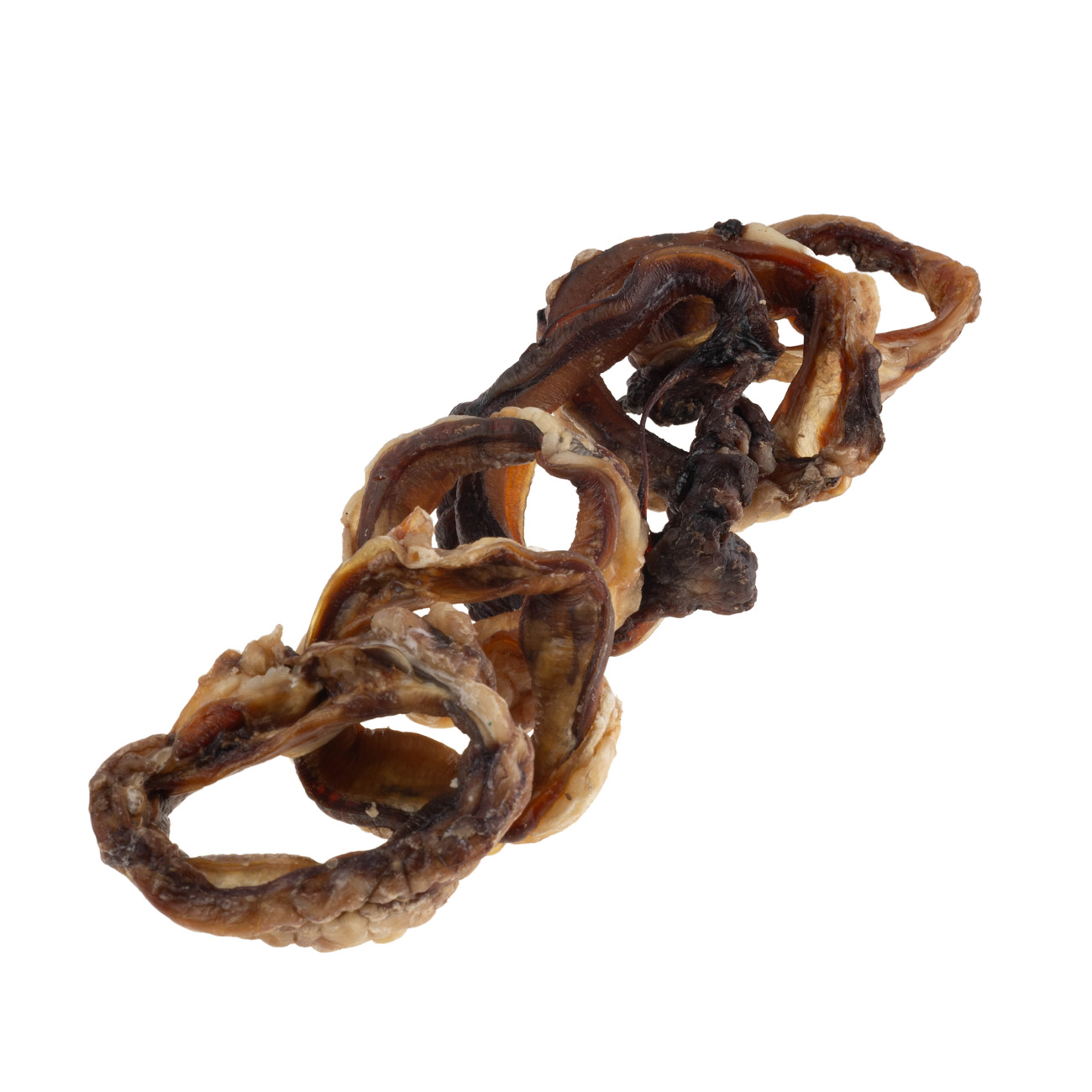 Лакомство для собак натуральные сушеные. Трахея говяжья, 150 г 3