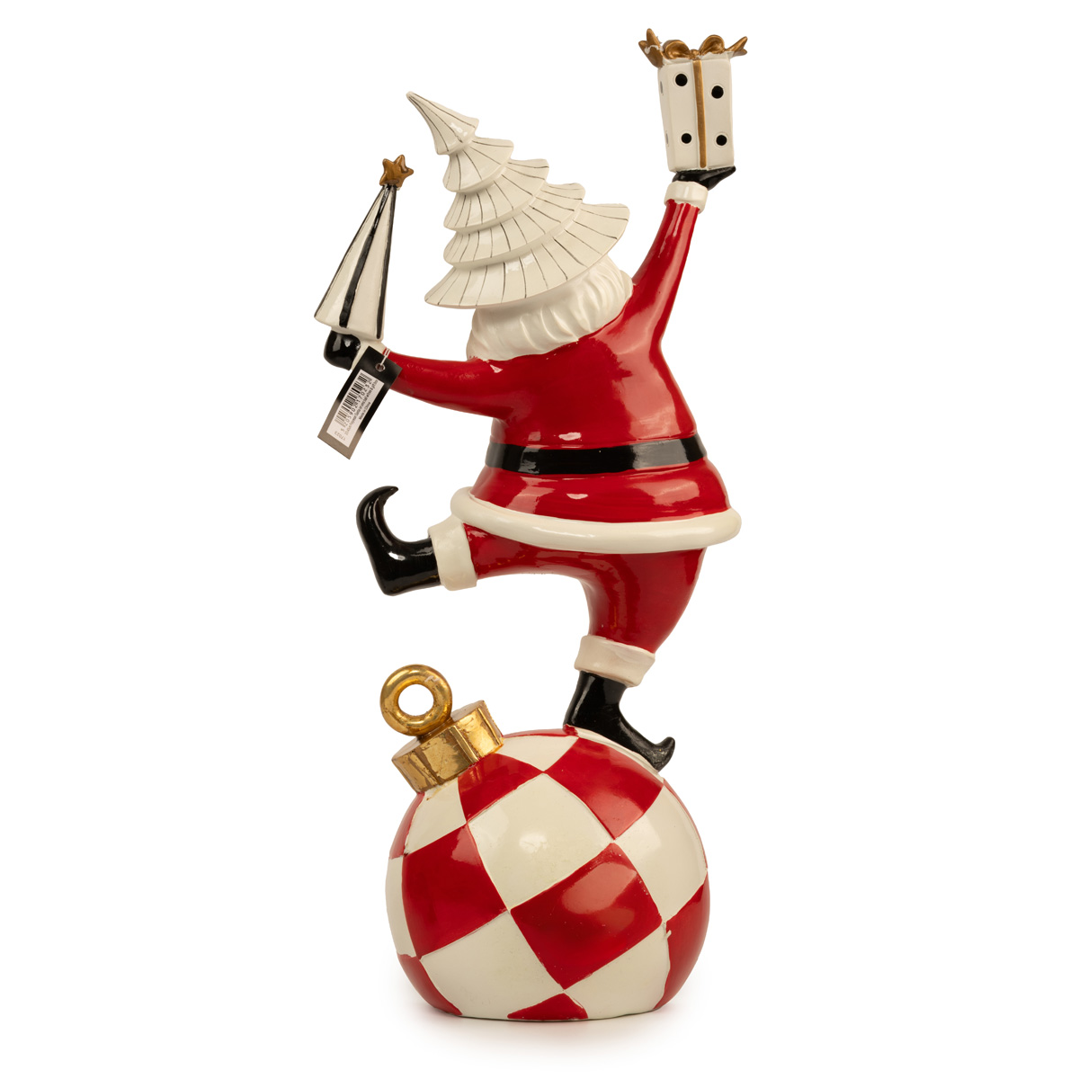Украшение сувенирное, декоративная статуэтка «Санта на шаре» 45 см, 17023, ТМ «A&G» 1