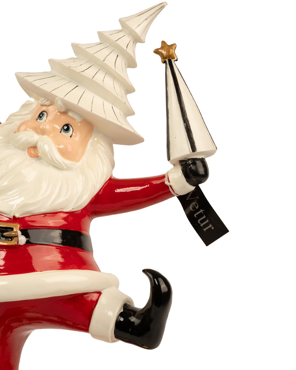 Украшение сувенирное, декоративная статуэтка «Санта на шаре» 45 см, 17023, ТМ «A&G» 6