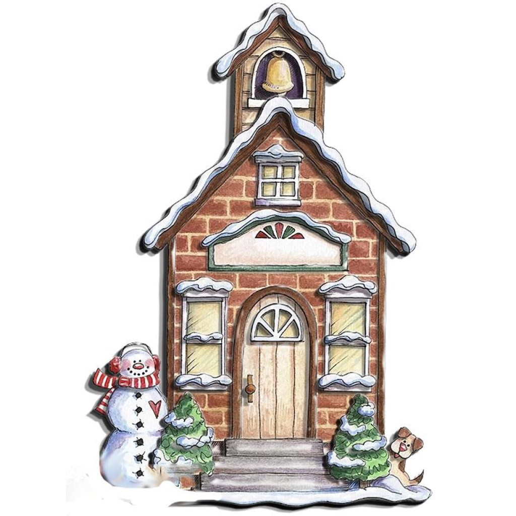 Объемная картина из бумаги 273 «Церковь» 14*20 см, РТ150194, ТМ «Tela Artis»