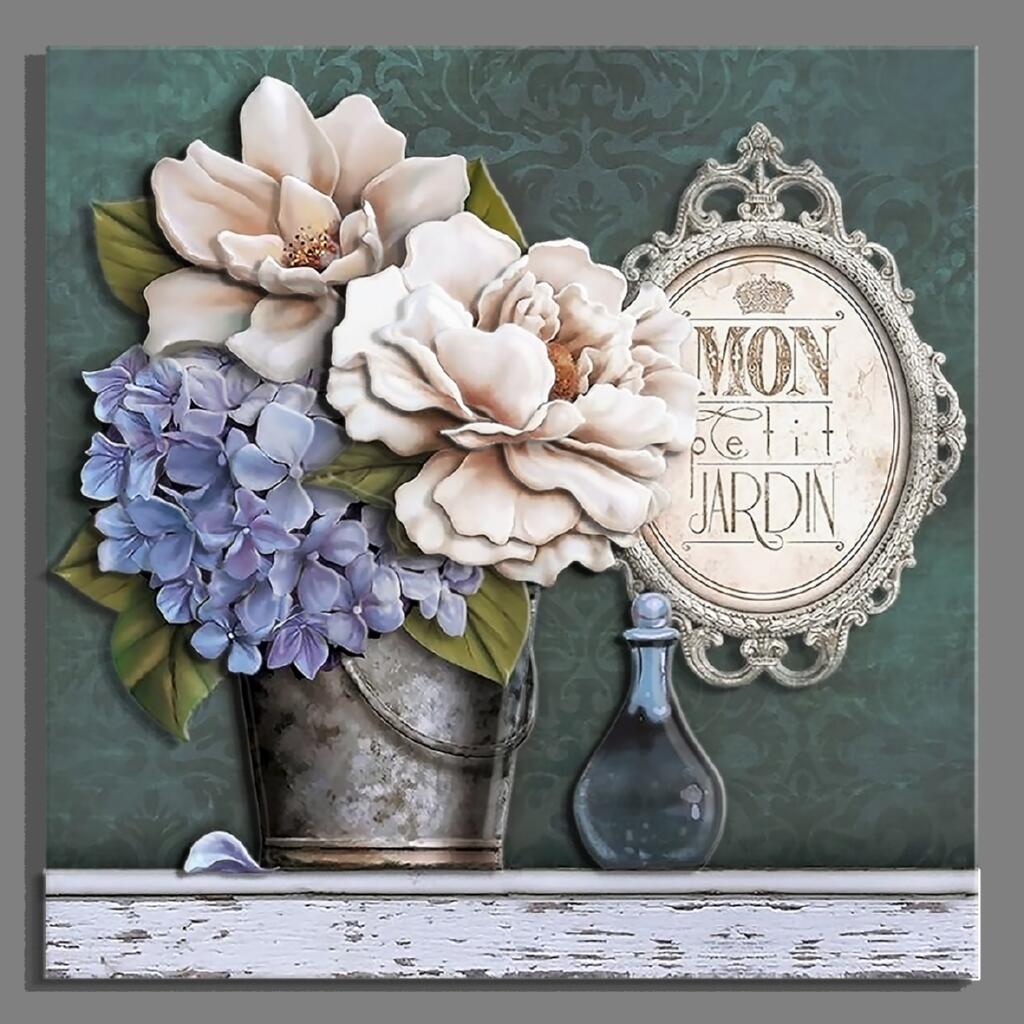 Объемная картина из бумаги 413 «Ажур - 1» 20*20 см, РТ150333, ТМ «Tela Artis»