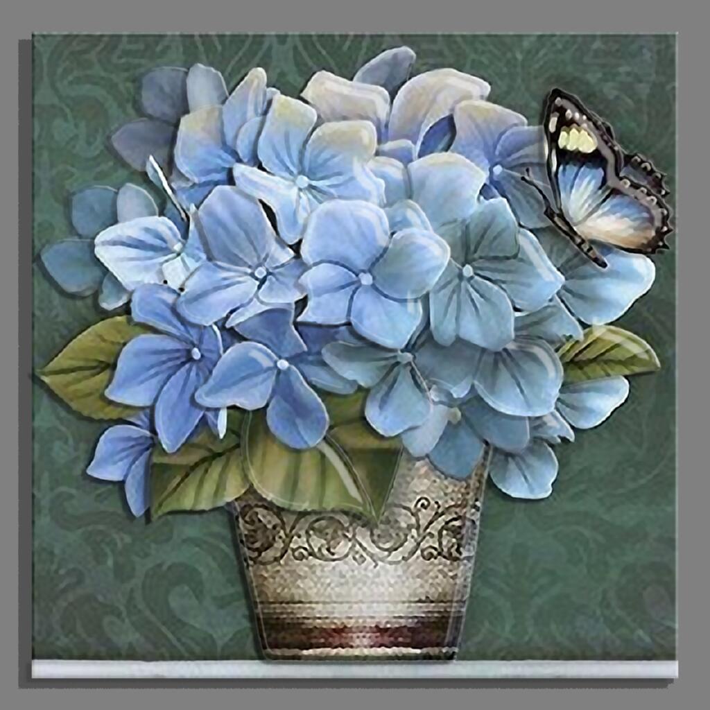 Объемная картина из бумаги 414 «Ажур - 2» 20*20 см, РТ150334, ТМ «Tela Artis»