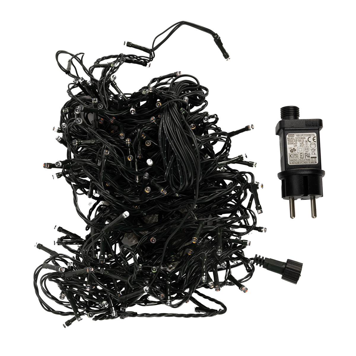 Гірлянда пучкова із LED-мультіламп, 1512 шт, мультиколор, чорний дріт (від мережі), AX8550250 2