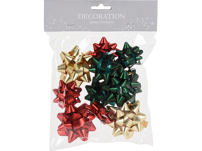 Набір декоративний  для пакування подарунків, 12 шт, 2,3*1,8 см, кольори в асортименті,  ATC001540