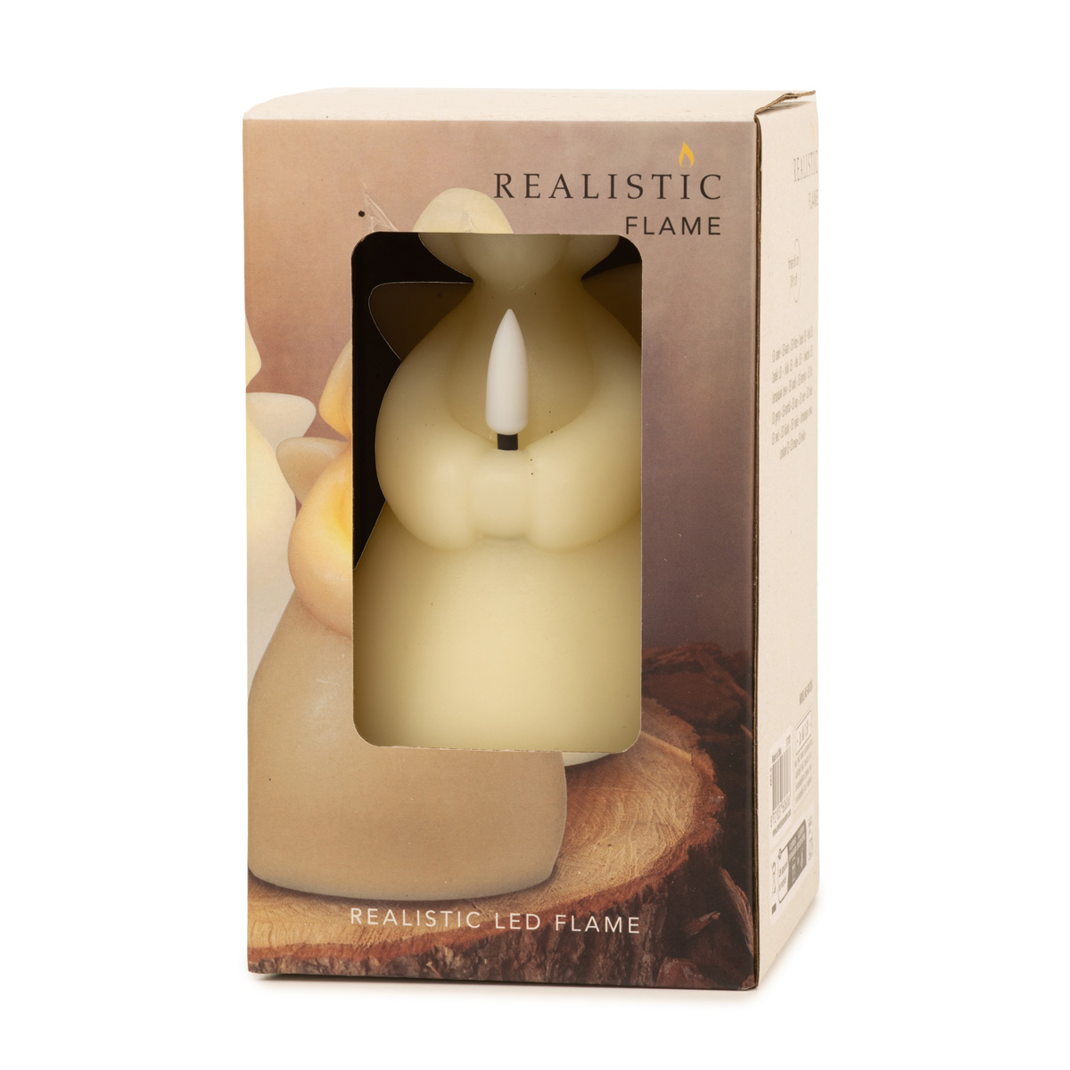 Свеча LED «Ангел», тепло-белый свет, 9,5*15 см, батарейки: 2*AA (не входят в комплект), MC5801280 2