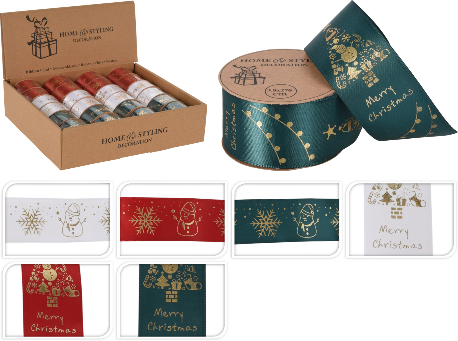 Стрічка декоративна, 3,8*2,7 м, ANM801090