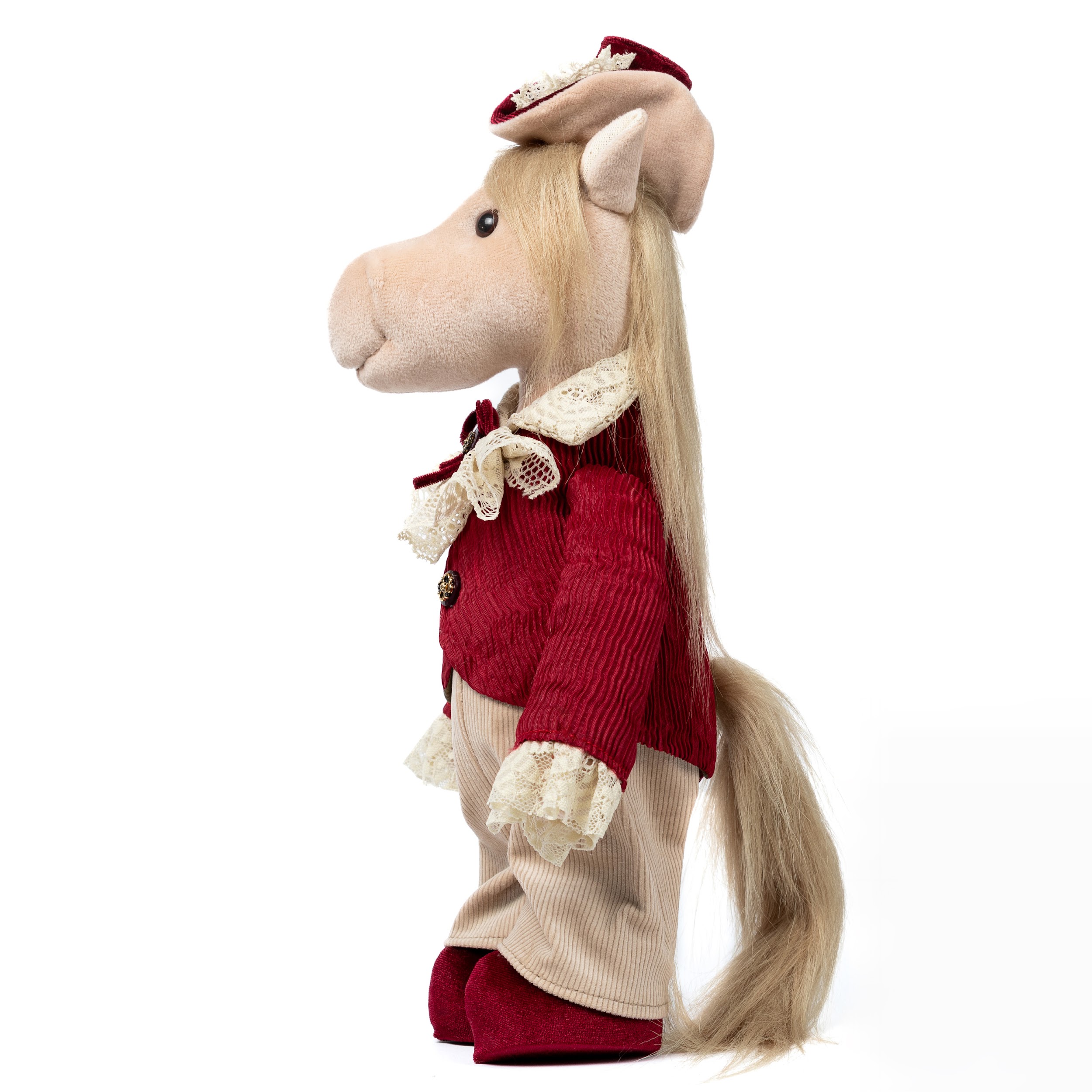 Кукла Тильда «Конек 2026» красный, 262626/чер 2