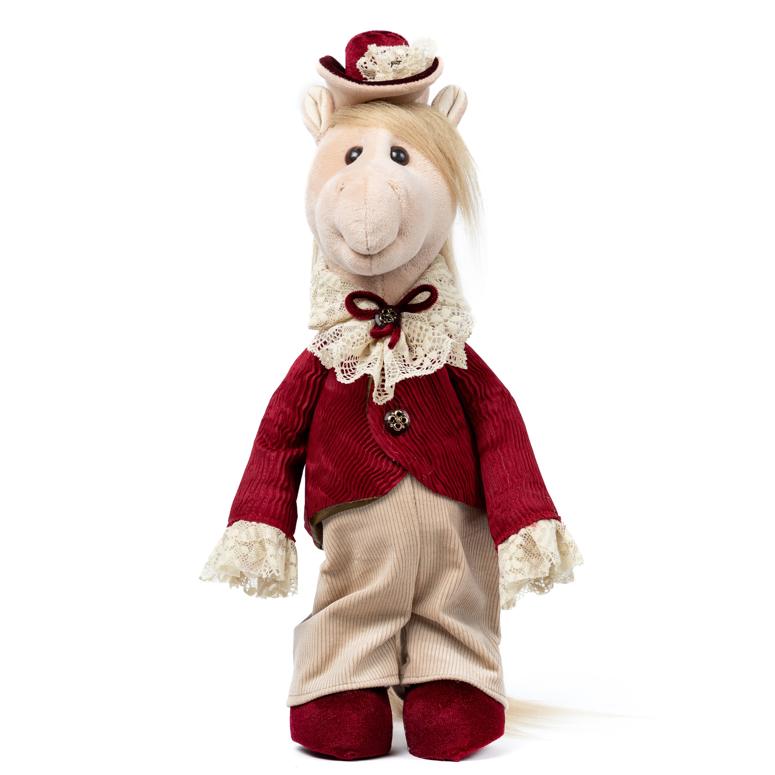 Кукла Тильда «Конек 2026» красный, 262626/чер 1