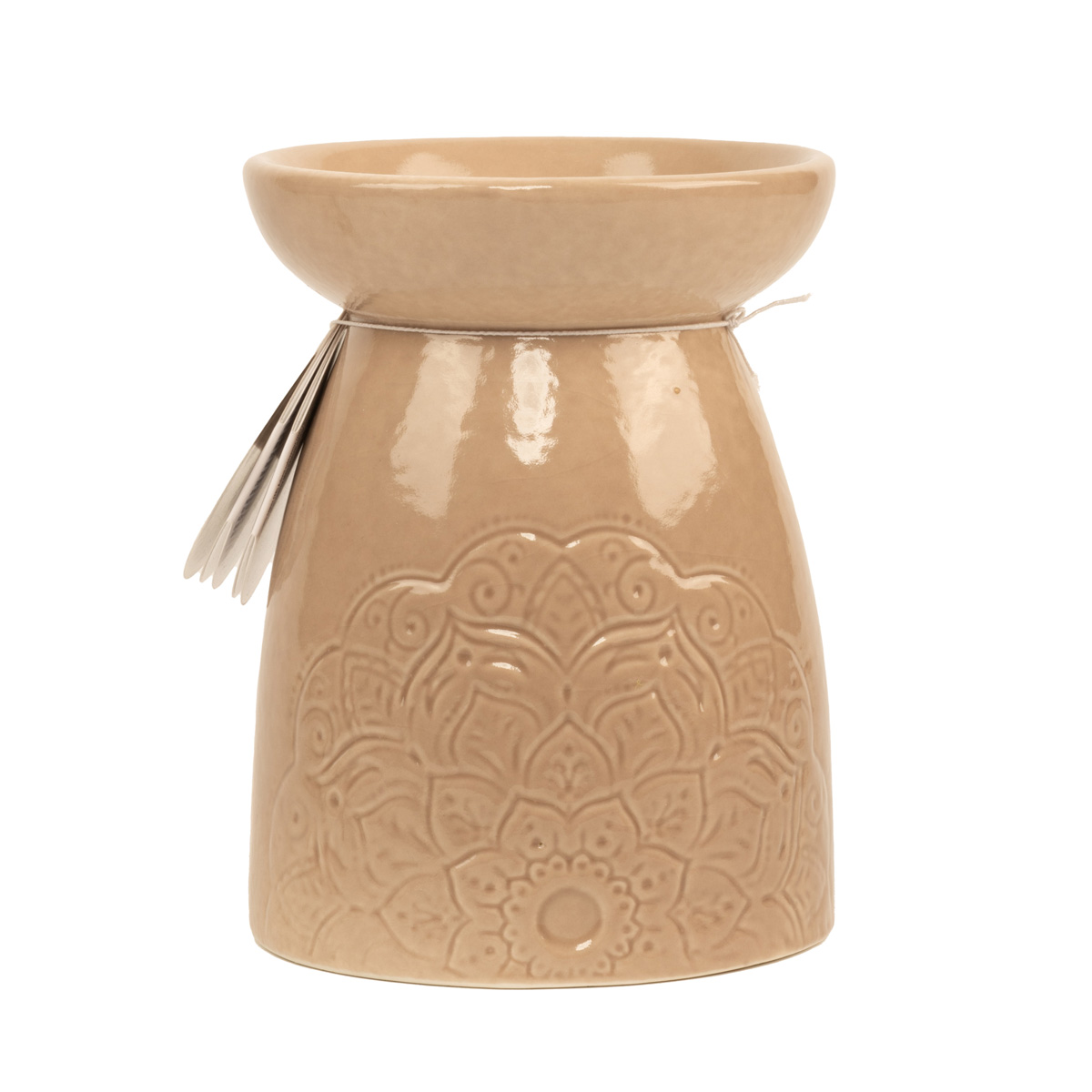 Аромалампа керамічна "Namaste", кольори в асортименті,  7,2*7,2*9,5 см, 095240450 1