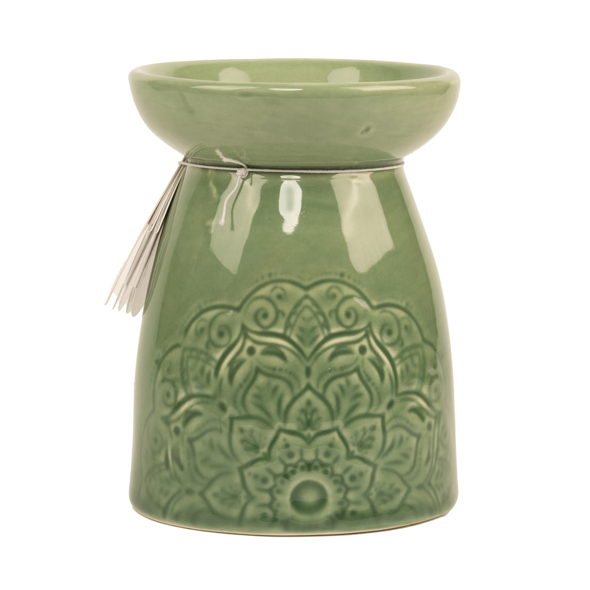 Аромалампа керамічна "Namaste", кольори в асортименті,  7,2*7,2*9,5 см, 095240450 7