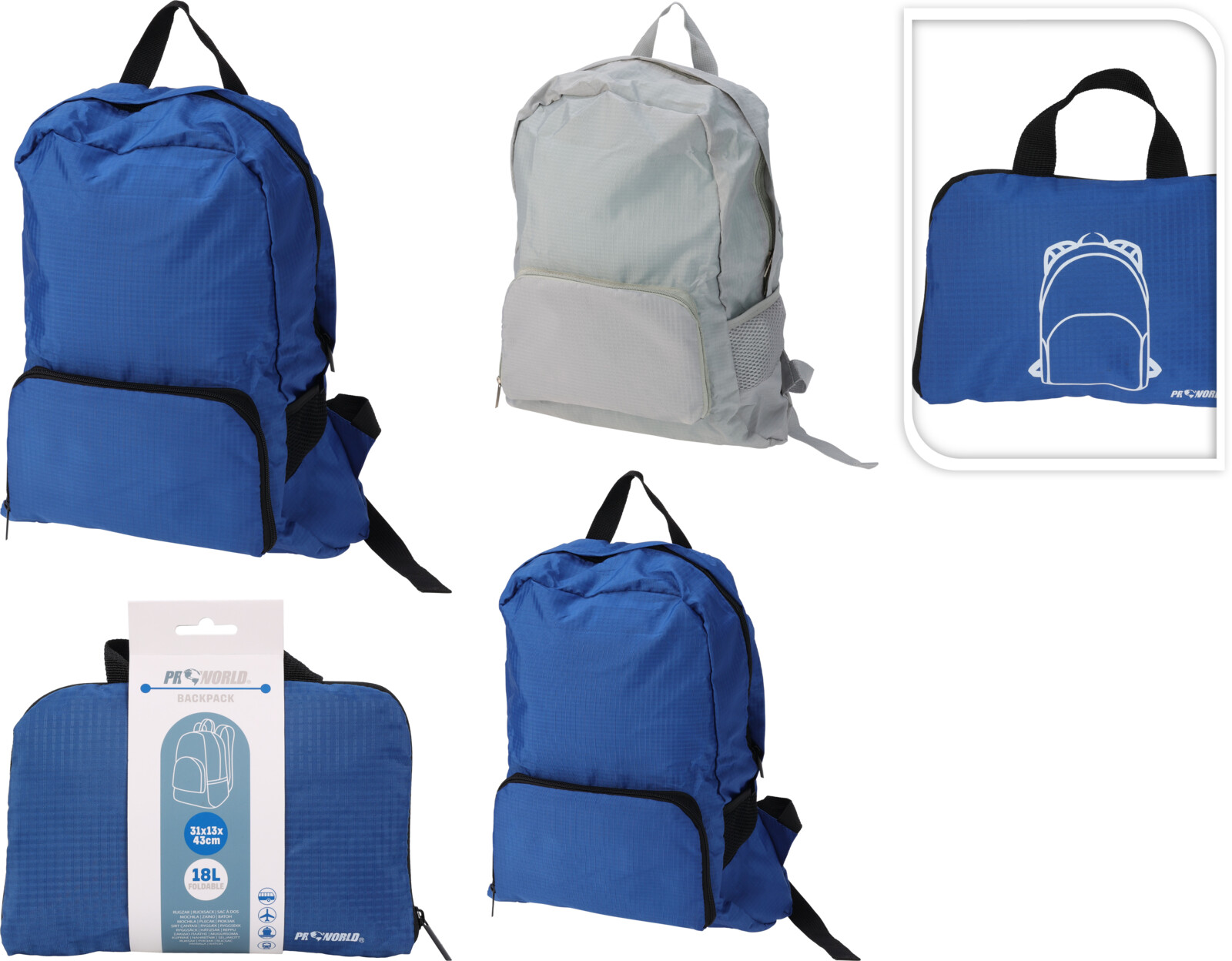 Рюкзак складной, 31*13,5*43 см, DG2000080