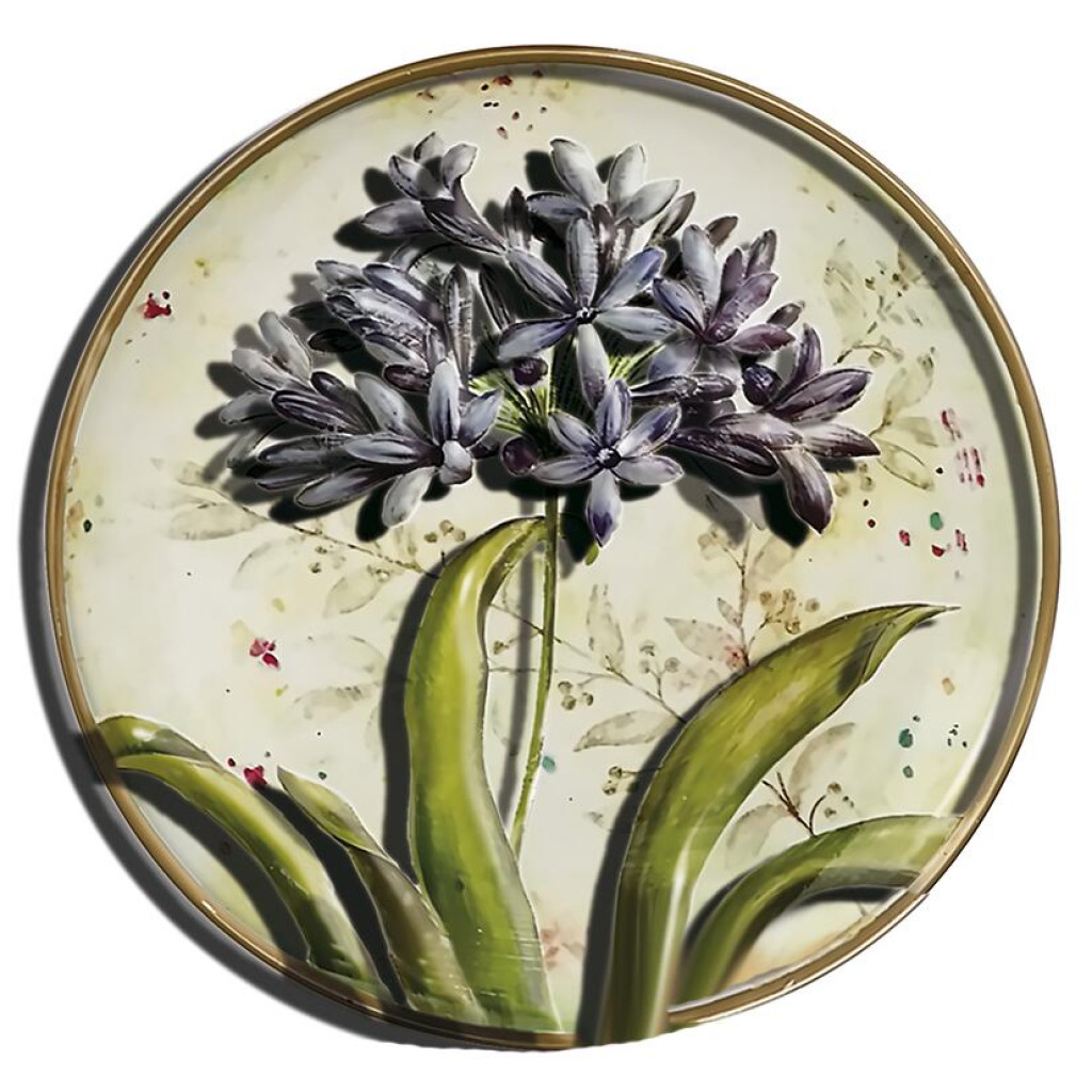 Объемная картина из бумаги 220 «Агапантус» 12,5*12,5 см, РТ150141, ТМ «Tela Artis»