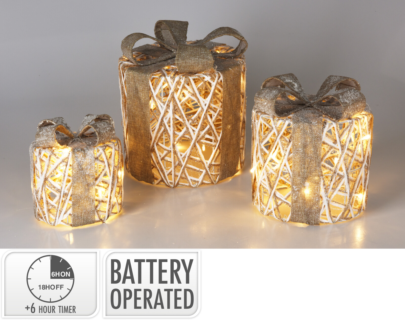 Украшение сувенирное, декоративное с LED-подсветкой, 15 см, AMZ112120