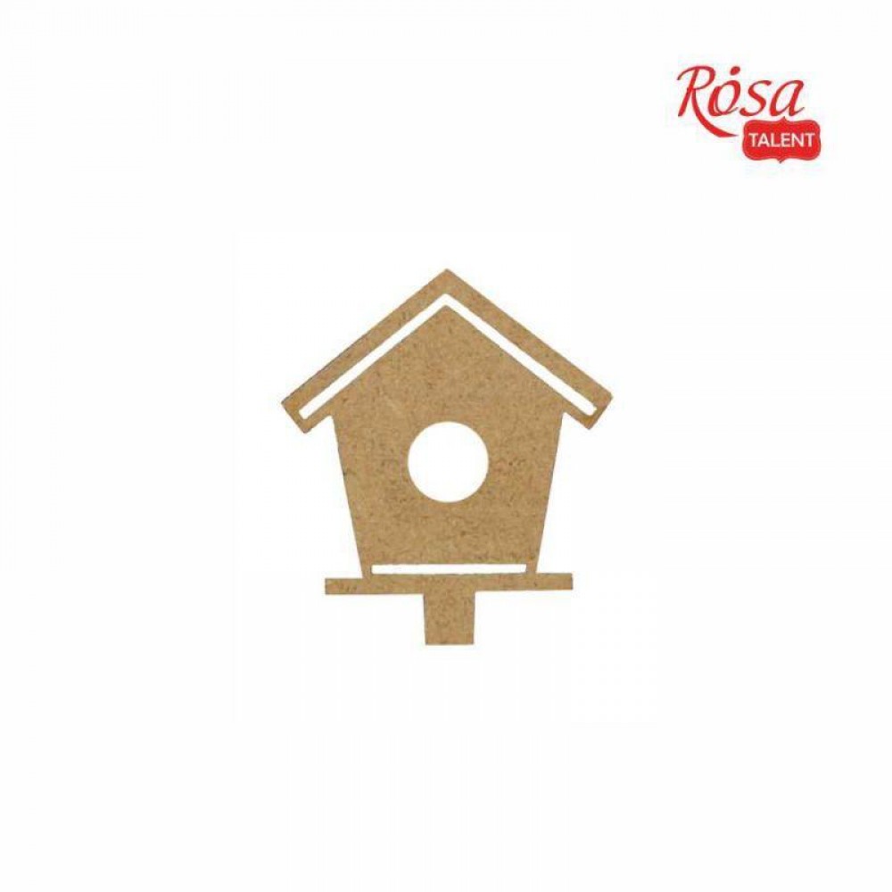 Мини-заготовка Кормушка, МДФ, 4,0*4,5 см, 1 шт, Rosa Talent (10)