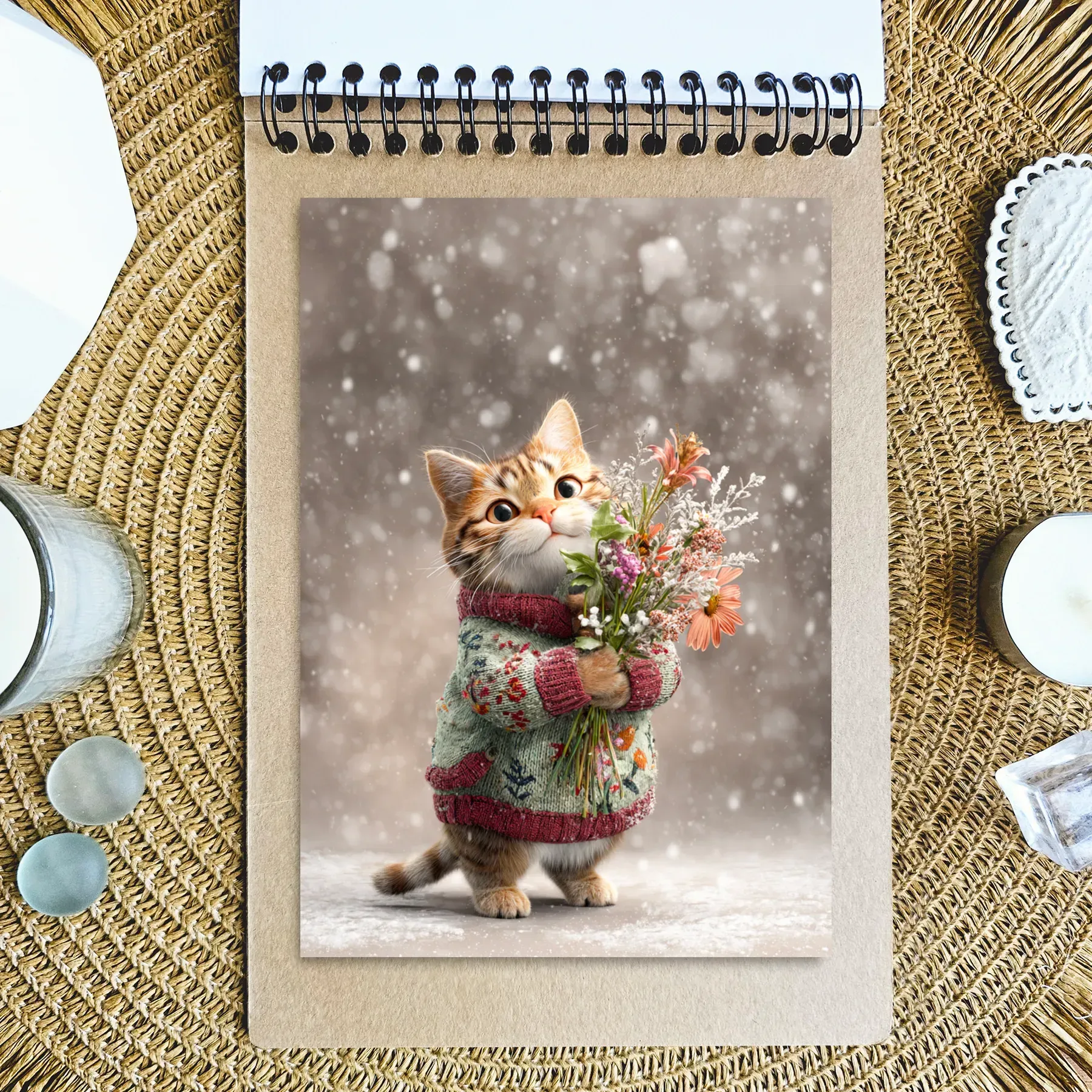 Открытка MriyTaDiy, 70, "Снежная нежность" 1