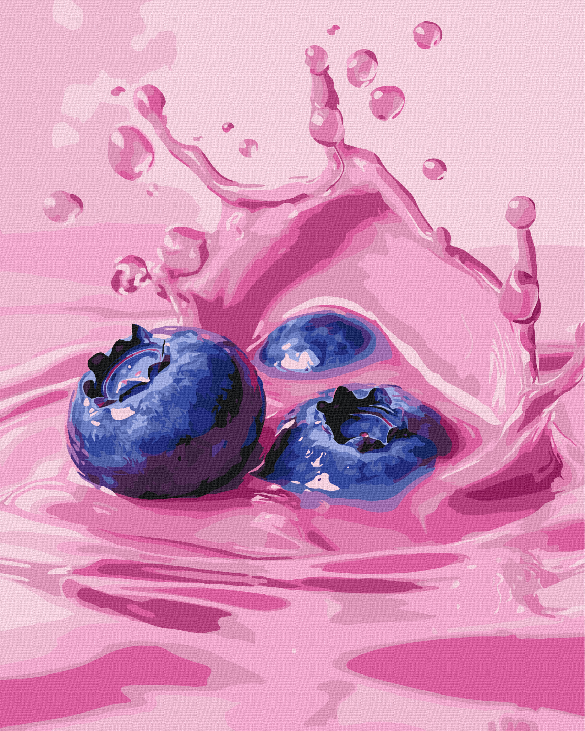 Картина по номерам «Сочная голубика», BS54435