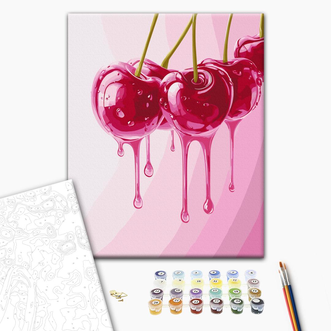 Картина по номерам «Сладкая вишня», BS54453 1