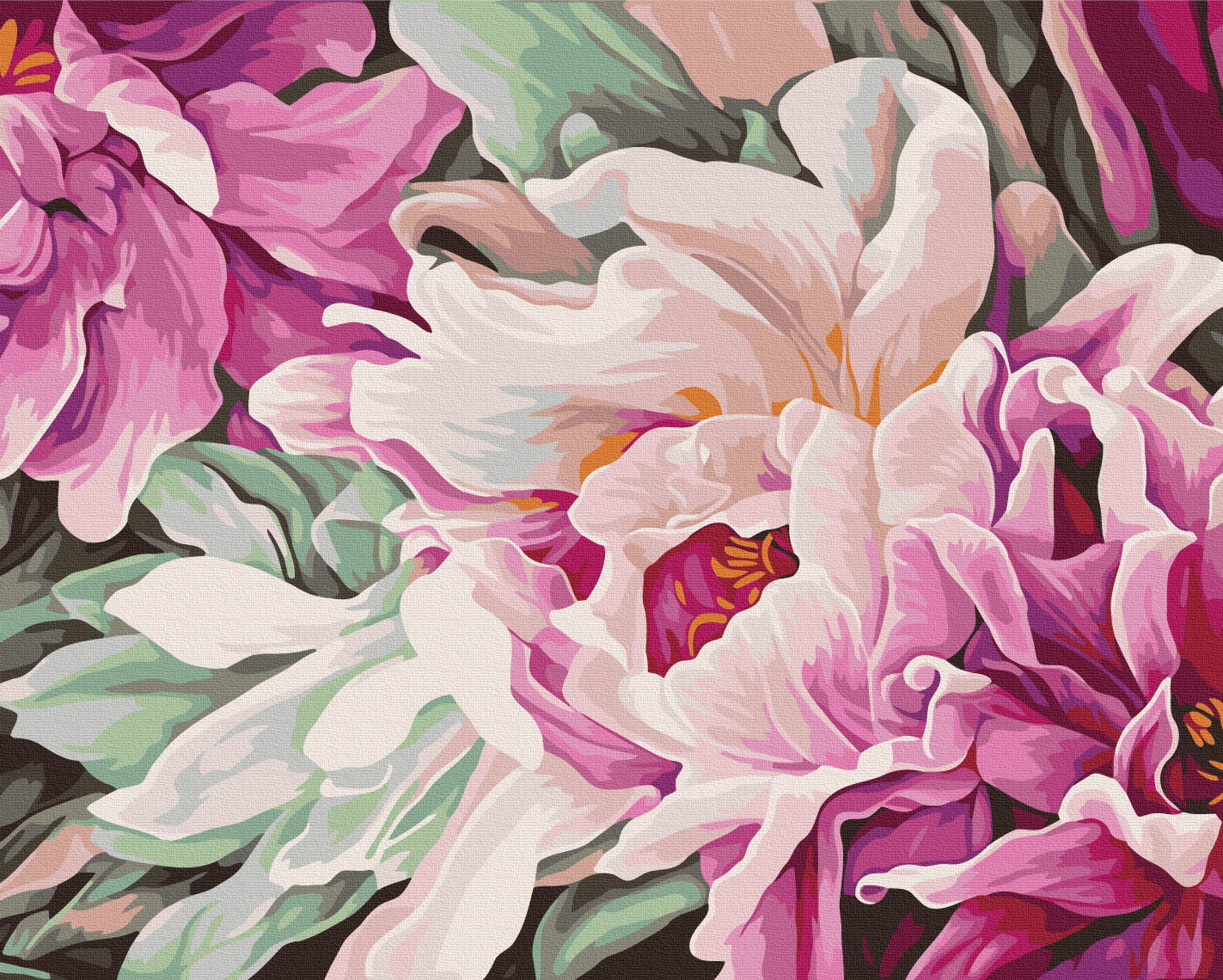 Картина по номерам «В ритме цветов © Анастасия Алехина», BS54478