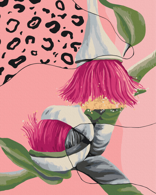 Картина по номерам «Флора в леопарде © Екатерина Савич», BS54455